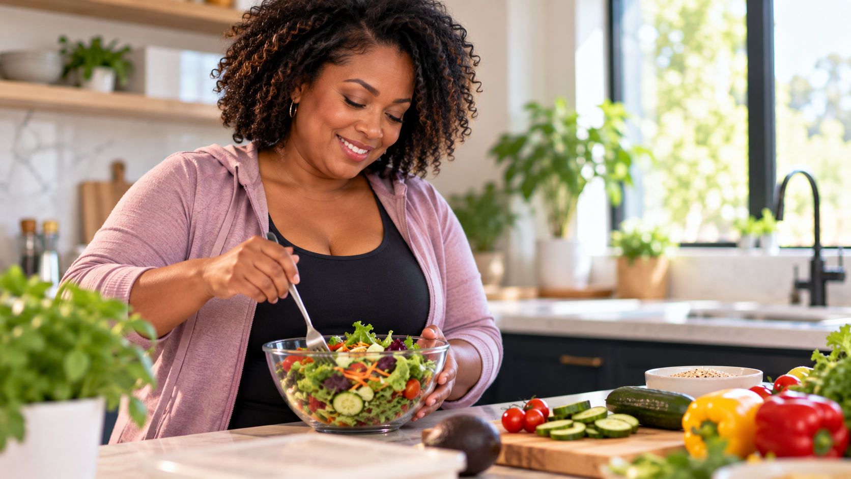 Person preparing a healthy meal at home — Found Health